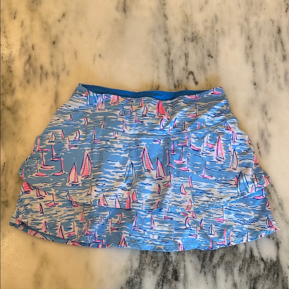 Blue and Pink Sailboat Design